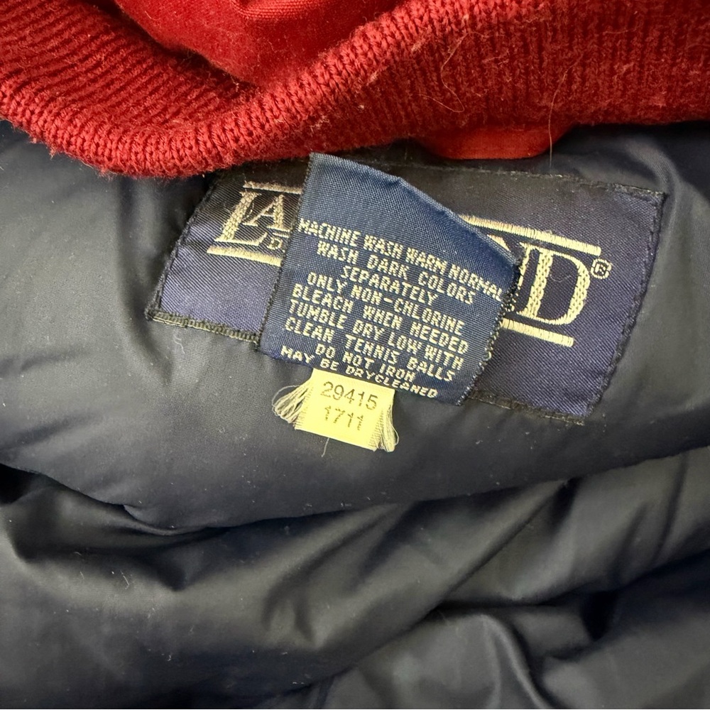 Lands' End Vintage Men's Goose Down Jacket Large - Picture 5 of 7